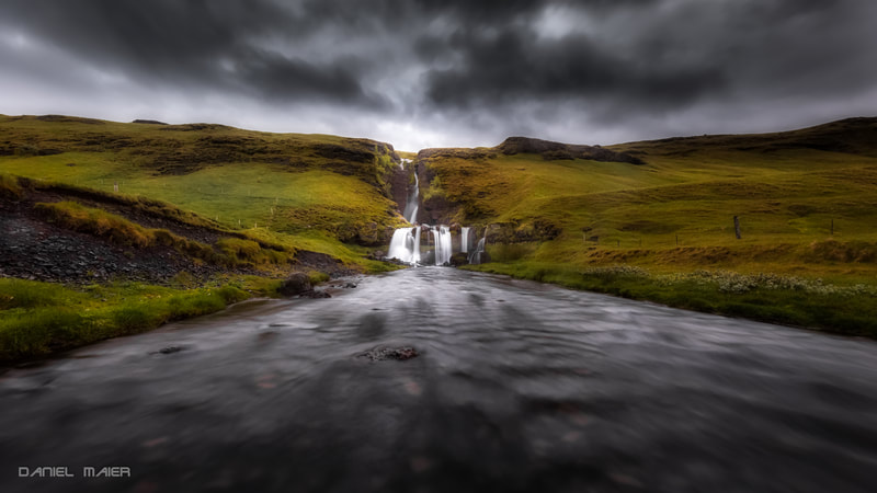 Gluggafoss Merkjárfoss Island